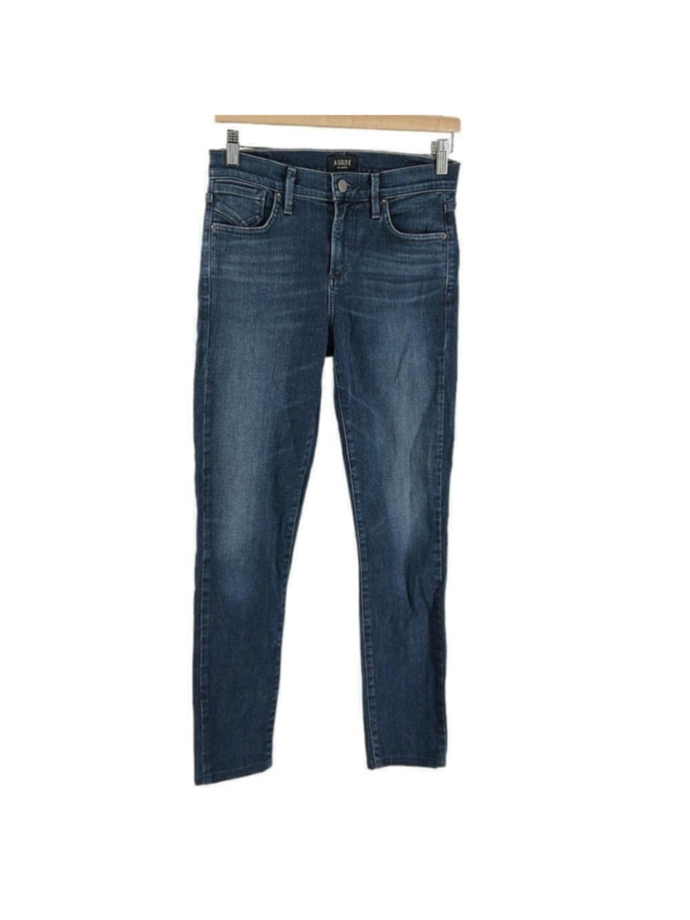 Agolde Sophie skinny cropped jeans whiskers denim sunny jeans sz 26